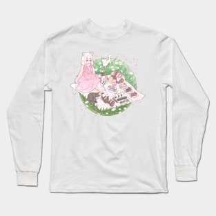 Cat girl Picnic <3 Long Sleeve T-Shirt